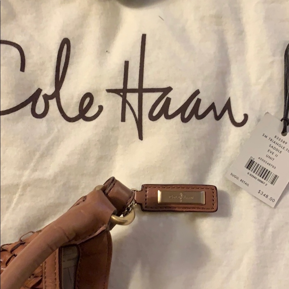 Vtg Cole Haan limited edition Genevieve woven tote - Picture 6 of 11